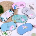 thumbnail image 3 of MasteelfCA 6Pcs Unicorn Flamingo Pattern Sleep Eye Mask Cover Blindfold Cartoon Eyeshade Shading Eyepatch for Sleep Nap Travel, 3 of 7