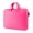 Hot Pink, variant on JAHH Plush Velvet Laptop Sleeve Bag, Colorful Unisex Computer Case with Padded Shoulder Strap & Multi-Functional School Work Accessory