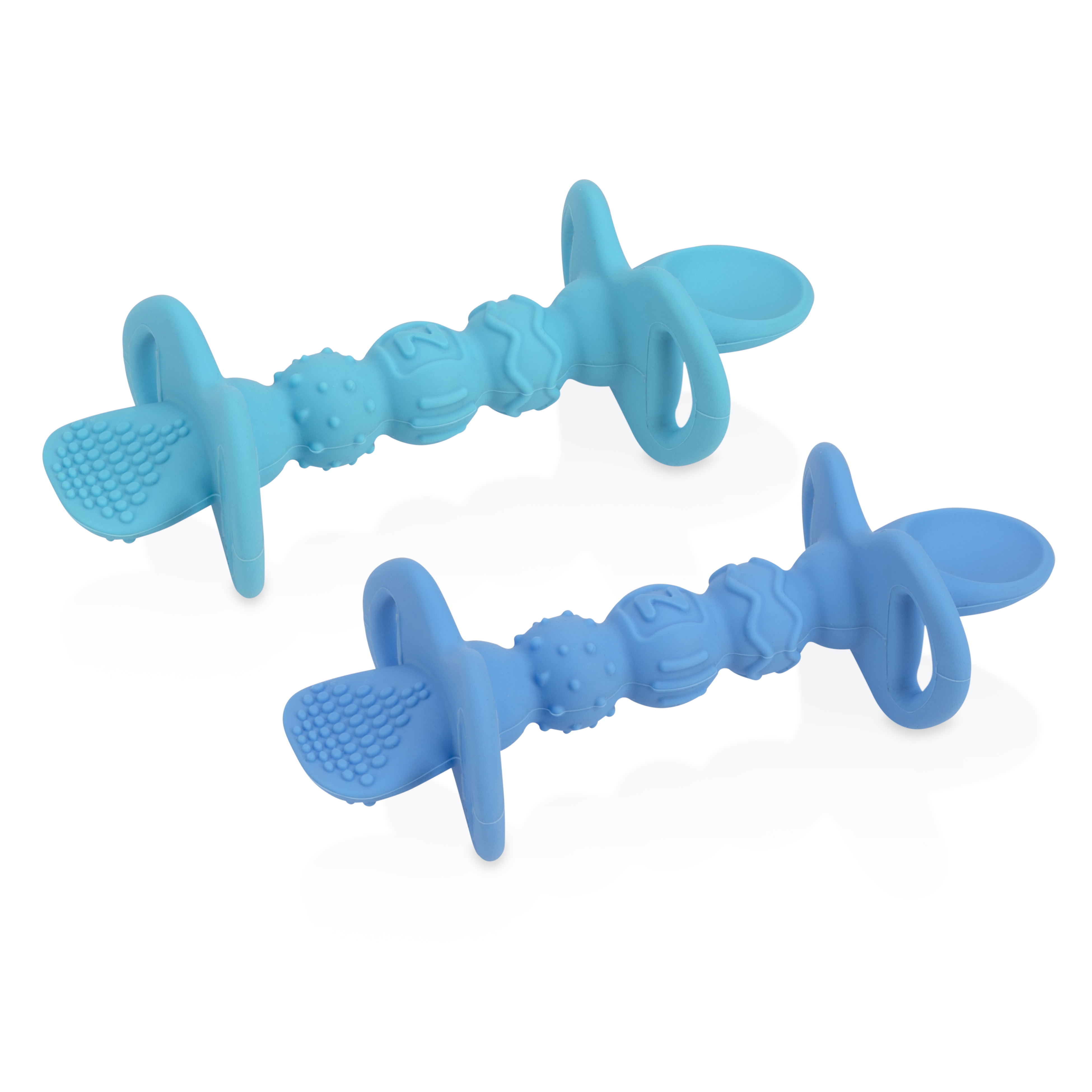 Nuby, 2 Pack Silicone Dipeez, Colors May Vary