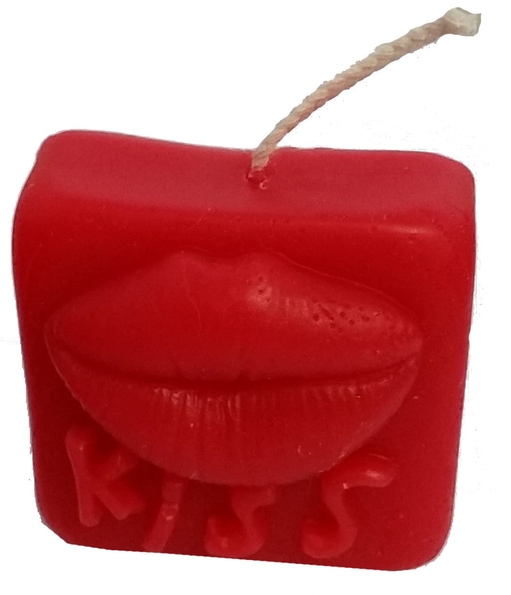 Kiss Me Now 3-Candle Spell Kit - Come to Me, Love, Romance, & Passion, Witchcraft, Pagan