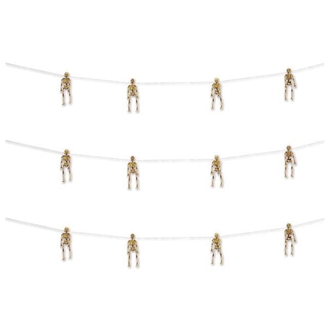 Beistle 00328 3 Piece Skeleton Garland 6 x 5