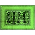 thumbnail image 1 of Ahgly Company Indoor Rectangle Oriental Green Industrial Area Rugs, 5' x 7', 1 of 4