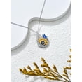 thumbnail image 5 of I Love You Necklace 100 Languages Projection Necklace 925 Sterling Silver Sunflower Pendant Necklace Jewelry Romantic Mothers Birthday Christmas Gifts for Friend Women, 5 of 10
