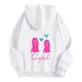 thumbnail image 4 of KAUOD Kids Cute Ghost Pumpkin Hoodies Cotton Fleece Halloween Pullover Hoodie Sweatshirts Boys Girls Thick Warm Tops Clothes, 4 of 6