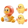 thumbnail image 4 of TQEHS Juego de juguetes musicales para bebés con patitos para gatear de 0 a 3, 3, 6 y 12 meses, juguetes ligeros para el desarrollo de bebés boca abajo D7S0, 4 of 6