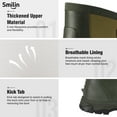 thumbnail image 6 of HISEA Men's Rain Boots Ankle Height Rubber Neoprene Hunting Boots, Green, US Size 11, 6 of 11