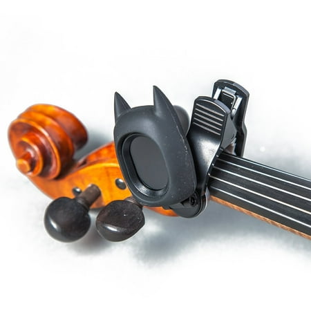 Chromatic Bass Scales - SWIFF Digital Chromatic Guitar Bass Violin Ukulele Carton Tuner w Battery (Black Bat)