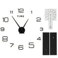 thumbnail image 1 of Verdant Touch Pegatinas de pared Reloj de pared DIY Reloj de pared Acrílico Sin Marco Superficie Espejo Adhesivo de Pared Reloj Decoración para Sala de Estar Dormitorio Negro, 1 of 14