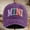 Purple, variant on Riforla Mama Hats for Women Funny Adjustable Mini Baseball Cap Womens Hats Grey