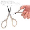 thumbnail image 2 of Stainless steel embroidery scissors, small hand-made sewing and craft scissors for paper cutting, art and craft projects (golden), 2 of 4