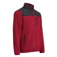 thumbnail image 3 of Chamarra George Talla CH para Hombre Polar con Nylon Rojo, 3 of 4