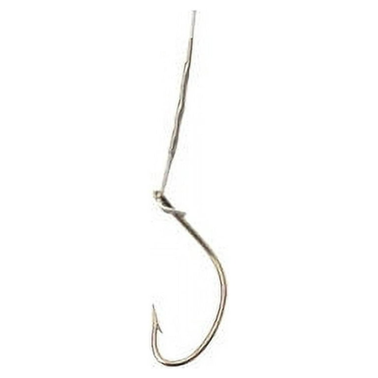 Eagle Claw 424NWH-1/0 Nylawirewith Kahle Hook, Nickel, Size 1/0, 5 Pack