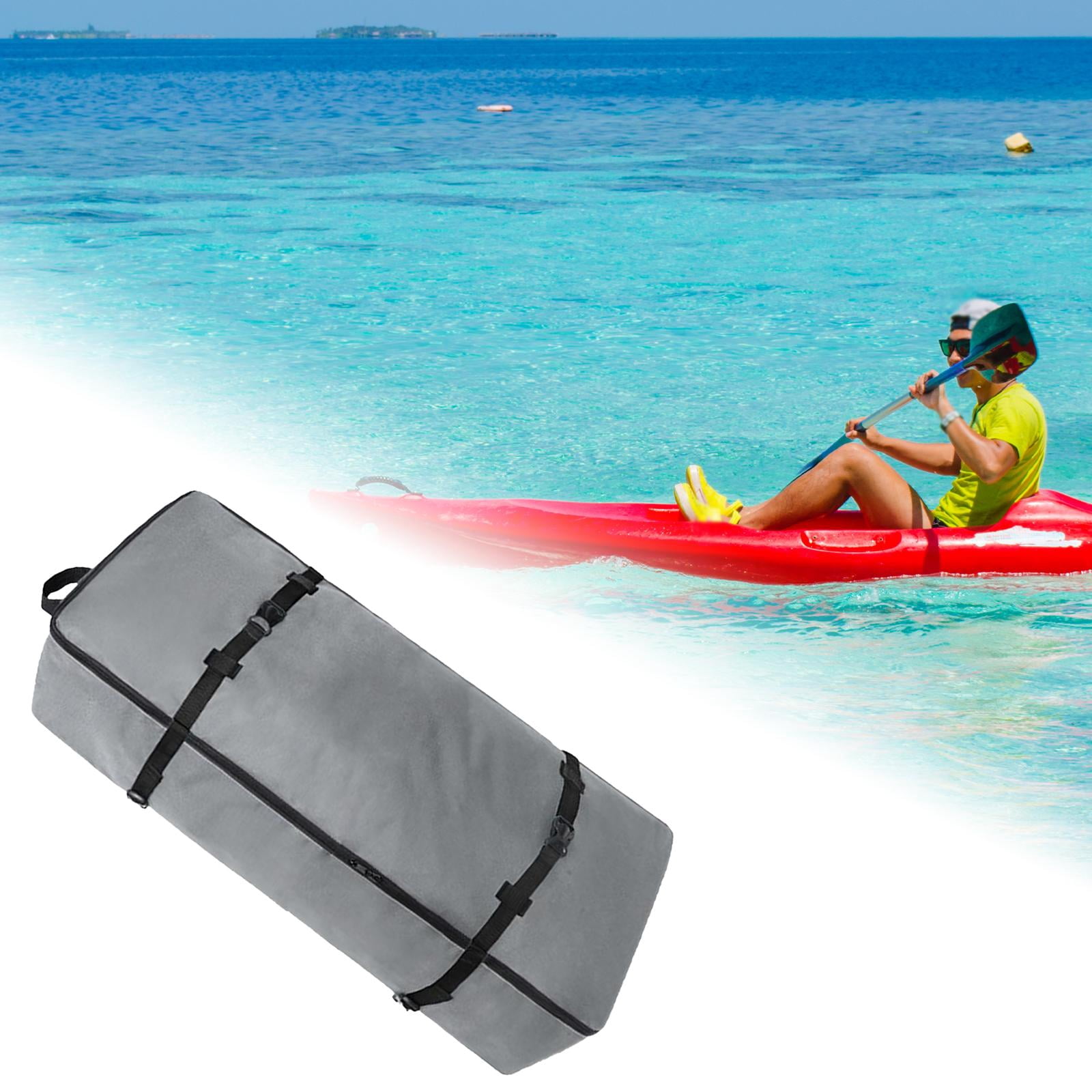 Dualoai Paddleboard Backpack Resistant with Zipper Kayak Nylon Handbag Surf Black