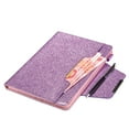 thumbnail image 2 of Dteck for iPad Pro 13 Inch (M4) Case 2024, Front Pocket PU Leather Folio Cover with Auto Sleep/Wake for iPad Pro 13 in Case 2024,Glitter Purple, 2 of 5