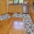 thumbnail image 5 of Kitchen Rugs Sets 3 Piece with Runner Non Slip Washable Kitchen Mats for Floor 3 Piece Grey Kitchen Rug Sets Boho Carpet Runner for Kitchen Hallway Laundry Room, 5 of 6