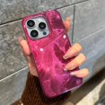 thumbnail image 6 of for iPhone 15 Pro Max Phone Case 6.7 inch, Aesthetic Bling Feather for Women Girls, Shockproof Soft TPU & Hard pc Silvery, 6 of 10