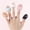 Random, variant on 5 Pieces Finger Powder Puff, Makeup Sponge Soft Powder Puff Puff Blending Sponge for Cream Concealer Makeup under Eyes Black