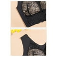 thumbnail image 6 of Xuniizn Bras for Women Breathable Lace Gatherd Padded Wireless Bars Seamless Womens Bras Mesh Straps Support Womens Comfort Bras, Gifts for Women, 6 of 7