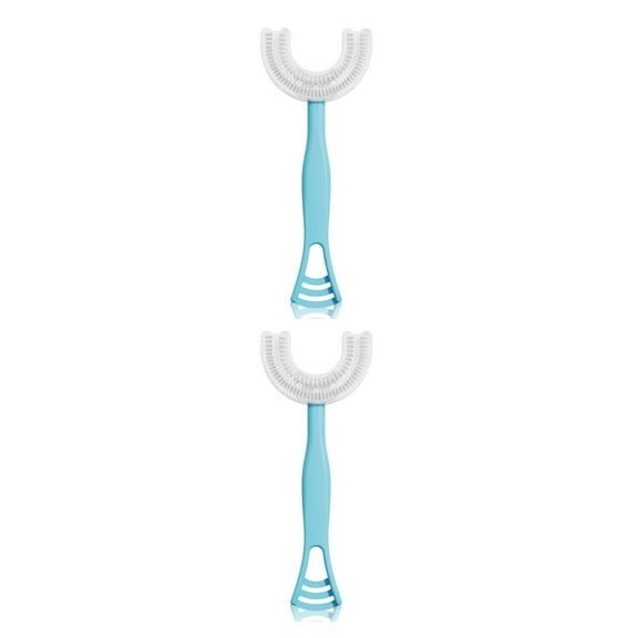 Billuyoard Cepillo de para bebé ergonómico de doble cara de silicona de 360 ​​grados, cepillo de Manual en forma de U, cuidado Type3 NO3 Billuyoard CBP078531