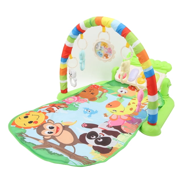 Alfombra de juego para gimnasios para bebés interactiva lavable para bebés Piano gimnasio Musical portátil para bebés de 0 a 12 meses Anggrek Otros