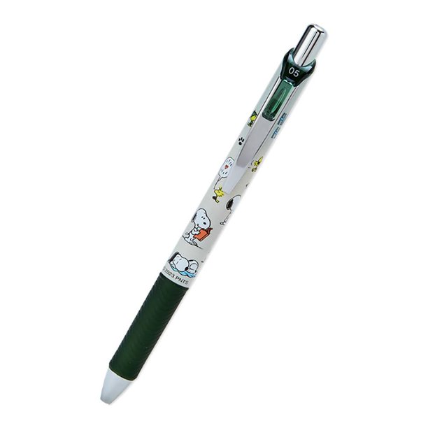 Bolígrafo SANRIO Snoopy EnerGel negro retráctil de 0,5 mm