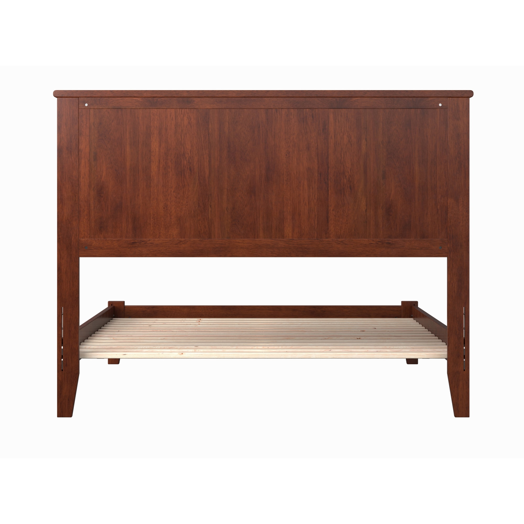 AFI Madison Full Low Profile Wood Platform Bed, Walnut