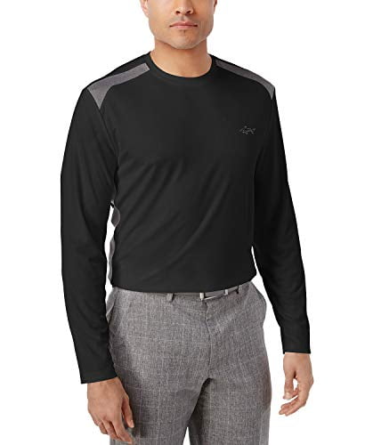 Greg Norman - Greg Norman Men's Pieced Performance Long-Sleeve T-Shirt 