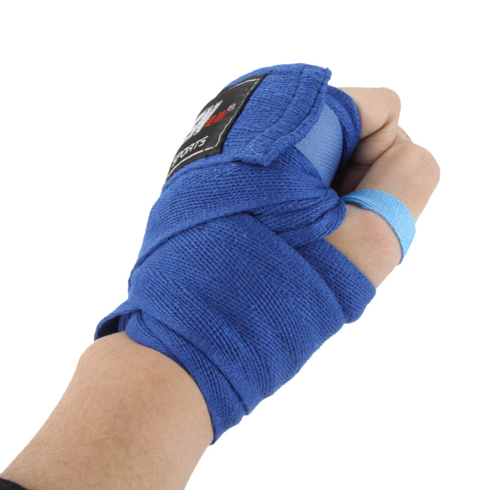2 PCS Hand Wraps Sports Gloves Bandage Stretchy Muay Thai Training Boxing Strap 