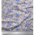 thumbnail image 1 of Soimoi Red polyester Crepe Fabric polyester Fruits Printed Fabric 1 Yard 42 Inch Wide, 1 of 3