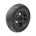 thumbnail image 2 of Piezas de repuesto versátiles de la rueda de neumáticos para el scooter eléctrico Rueda delantera negra, 2 of 8