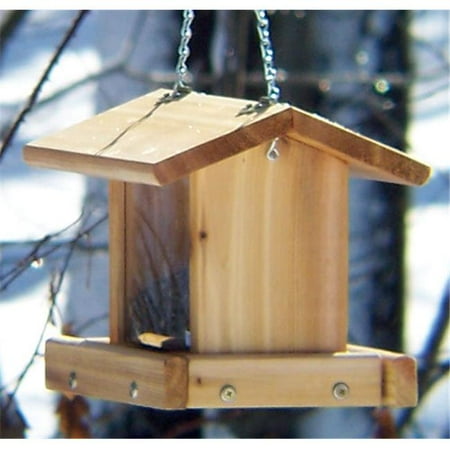 Stovall Wood 5 Small Hanging Hopper Feeder With Chain Walmart