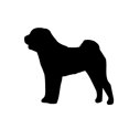 thumbnail image 3 of Shar Pei Dog Silhouette - Beautiful Solid Steel Home Decor Decorative Accent Metal Art Wall Sign, 3 of 3