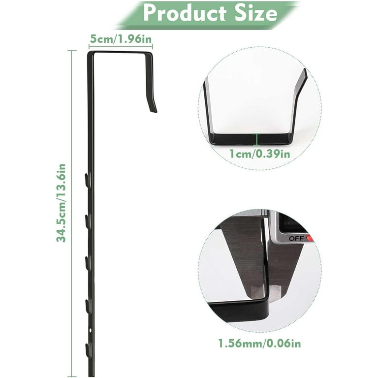 Mirror Hooks For Door Adjustable Door Mirror Hooks 2-Pack Heavy