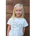 thumbnail image 2 of Wild and Happy Big Sister Shirt Sibling T-Shirt Toddler Girls Pink 2T, 2 of 5