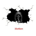 thumbnail image 3 of CAROOTU 3D Silent Skull Sticker PVC Removable DIY Wall Sticker Wallpapers Room Decoration, 3 of 7