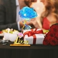 thumbnail image 5 of LED Rose Light Up Flower, Artificial Flower with Glittering Petals, Romantic Valentine's Day Gift for Her, Home Decor, Party Decoration, Battery Operated Gift for Girlfriend, Wife, Anniversary, 5 of 8