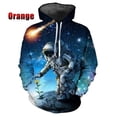 thumbnail image 3 of Nueva sudadera con capucha con estampado de astronauta divertido y a la moda para hombres y mujeres, sudadera informal de manga larga, chándal genial para hombre, 3 of 5