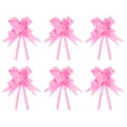 thumbnail image 1 of Unique Bargains 8' Pull Bows Gift Wrapping Pull Bow Rose Pattern Baskets Present Bows Knot Ribbon Pink 300 Pcs, 1 of 6