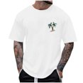 thumbnail image 2 of Tops para hombre, blusas y camisas de cuello redondo y manga corta para hombre, blusas casuales de cuello redondo con estampado de moda para hombre, blusas de cuello redondo y manga corta para hombre., 2 of 4
