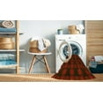 thumbnail image 2 of Ahgly Company Machine Washable Indoor Square Transitional Saffron Red Area Rugs, 4' Square, 2 of 7