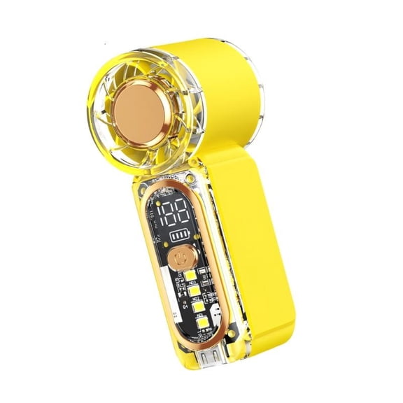 ANXPTIME Portable Handheld Turbos Fan High Speed Handheld Fan with Digital Display