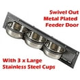 thumbnail image 4 of 36" X-LARGE Deluxe Single Stacker Breeding Breeder Bird Parrot Rolling Cage 1/2" Bar Spacing African Grey Small Quaker Amazon Cockatiels Sun Parakeet Green Cheek Conure Dove Lovebird Budgies, 4 of 5