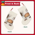 thumbnail image 2 of Lsque Brown Cat Cartoon Pattern 18 Inch Christmas Stockings, Festive Holiday Stocking for Christmas Decorations Holiday Decor, 2 of 7