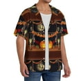 thumbnail image 2 of Kdxio Men'S Hawaiian Shirt For Men Short Sleeve Shirt Halloween Decoration Summer Casual Holiday Beach Button Down T-Shirts, 2 of 5