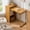 Brown, variant on Jopath Bamboo Folding Desk, Foldable Desk for Small Space, Computer Desk with Hidden Storage, Mid Century Foldable Table for Home Office and Bedroom (Natural)