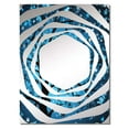 thumbnail image 2 of Designart "Reverie Under the Blue Moonlight Tree I" Tree Oversized Wall Mirror - Country Landscapes Bedroom Wall Mirror Large - Multiple Color Options, 2 of 6