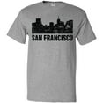 thumbnail image 3 of Inktastic San Francisco Skyline with Grunge T-Shirt, 3 of 5