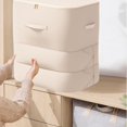 thumbnail image 3 of Sac de Rangement de Compression Robuste pour Voyage et Maison, Organisateur de Couette Extensible avec Double Fermeture Éclair et Matériau Imperméable, 3 of 6