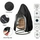 thumbnail image 3 of Waterproof and Dustproof Protective Oxford Hanging Chair Cover for Patio, Rocking Chair, Floating Chair (Black)-, 3 of 5