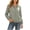 Gray, variant on Hooded Jacket for Women Sun Protection Full Zip Up Loose Casual Sports Travel Vacation Workout Long Sleeve High Neck Smocked Cuffs Zipper Pockets Solid Basic Jacket, Navy S